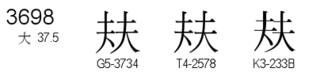 U+3698